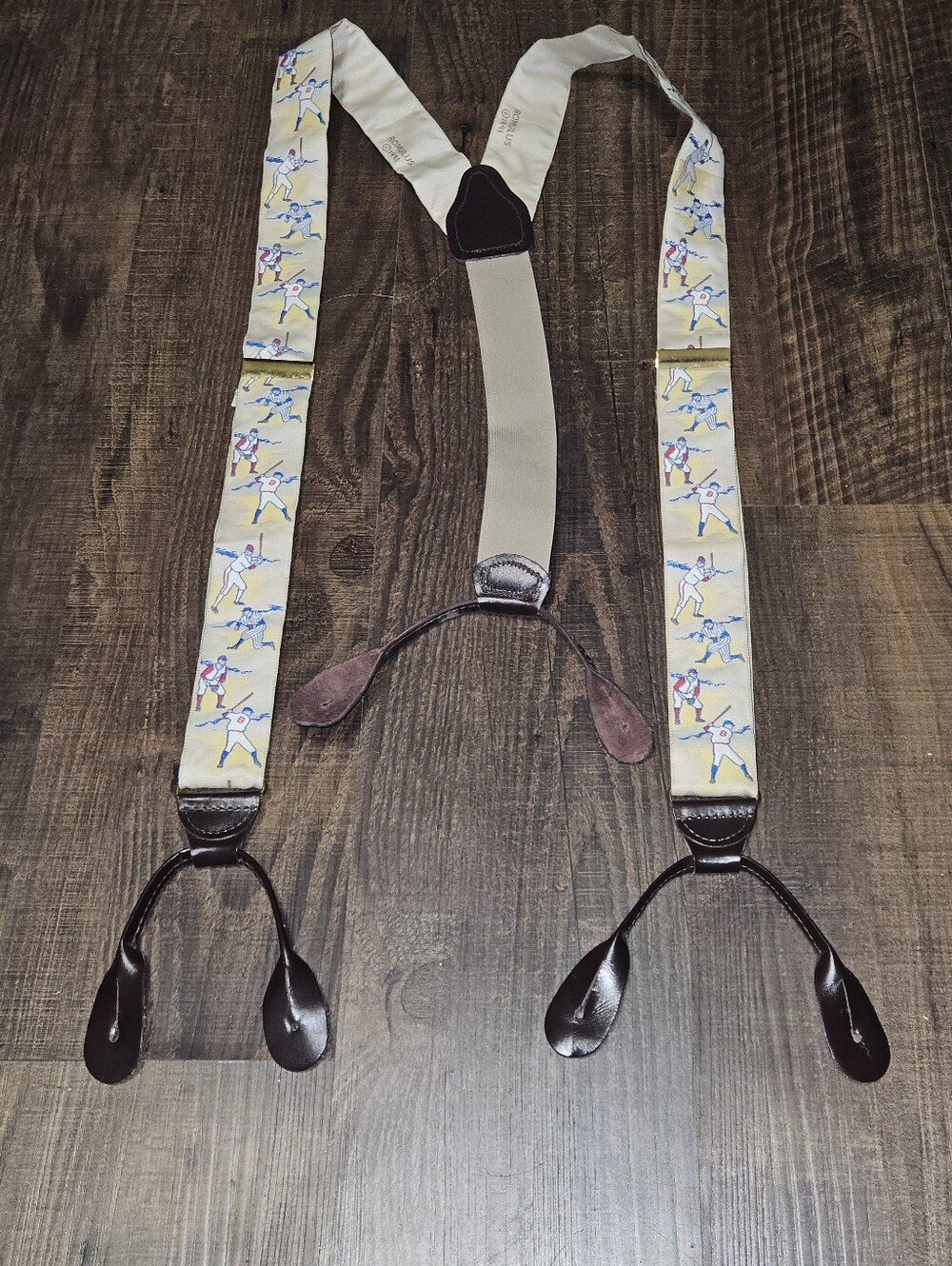 1991 Romulus Pelican Baseball Novelty Suspenders